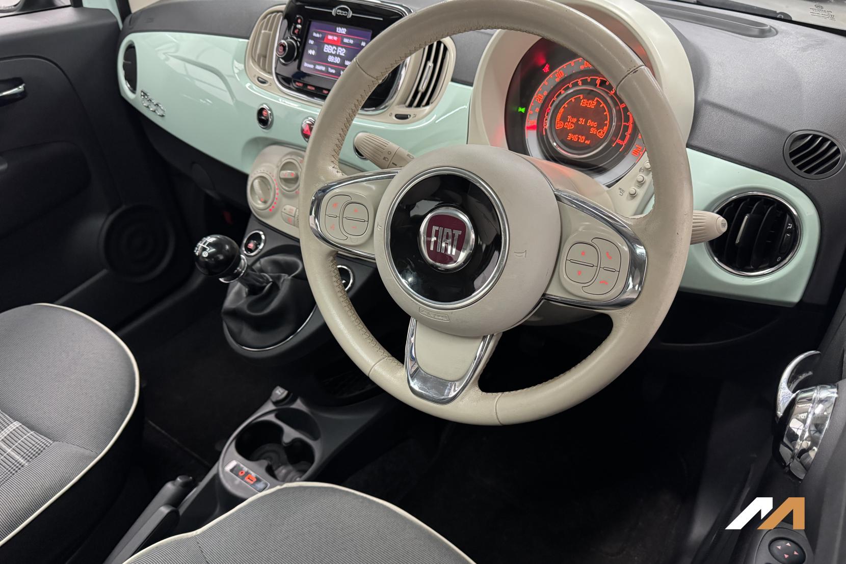 Fiat 500 1.2 Lounge Hatchback 3dr Petrol Manual Euro 6 (s/s) (69 bhp)