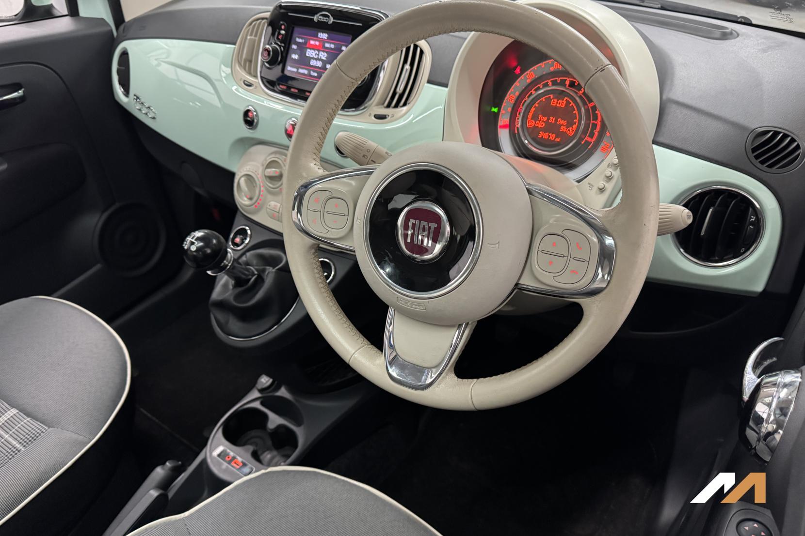 Fiat 500 1.2 Lounge Hatchback 3dr Petrol Manual Euro 6 (s/s) (69 bhp)